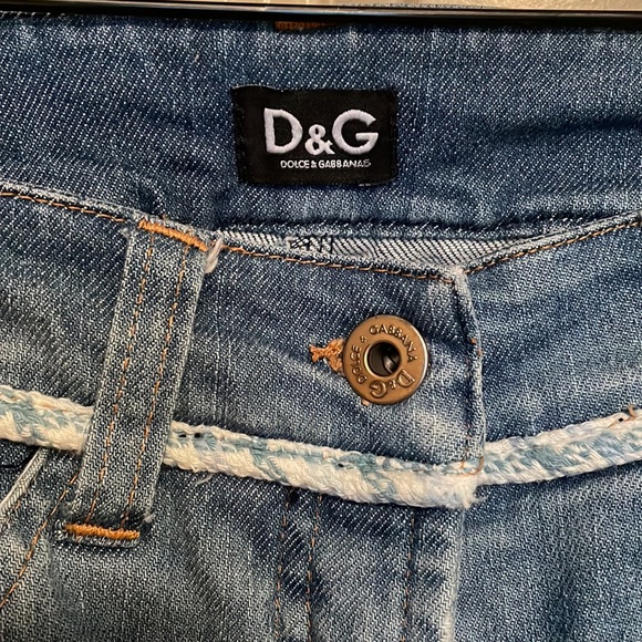 Authentic D&G Vintage Stretch Bell Bottom Jeans - Picture 2 of 8